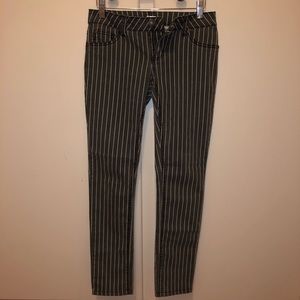 NWOT Xhiliration Pinstripe Skinny Jeans